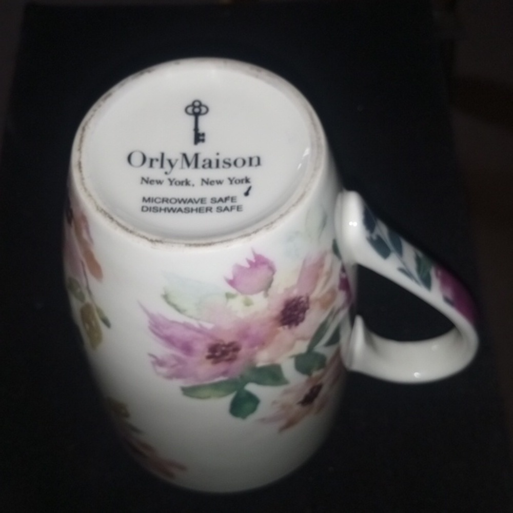 Inspirational Floral Mug - Green and Pink - Picture 5 of 6